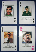 baralho para memorizar os iraquianos procurados